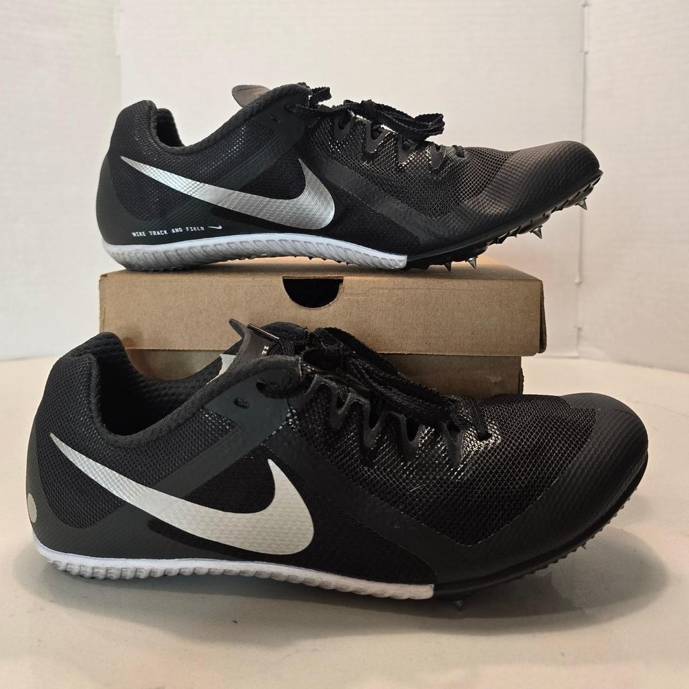 Nike Zoom Rival Black Metallic Track & Field Spikes FZ9664-001 Men's Size 10